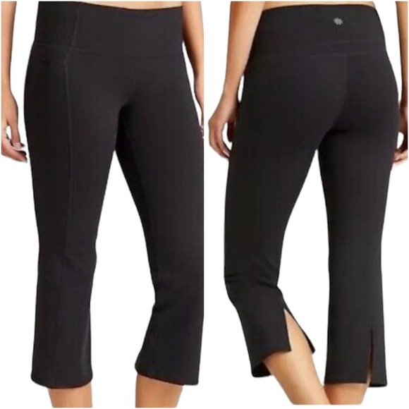 NWT Athleta Athleisure Supportive Wide Waist Split Leg Yoga Pant Women’s UPS 50 - Picture 2 of 11